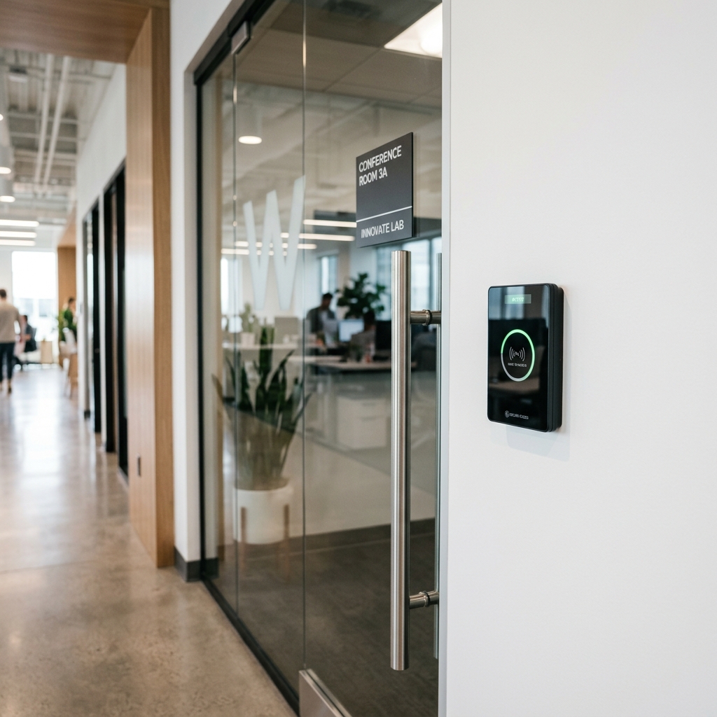 Cerradura inteligente Nuki o Tedee instalada en Valencia para Airbnb